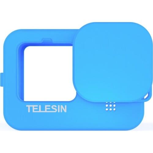 Silicone cover is suitable for Gopro9 accessories, anti-drop body silicone protective cover, with lens cap camera accessories