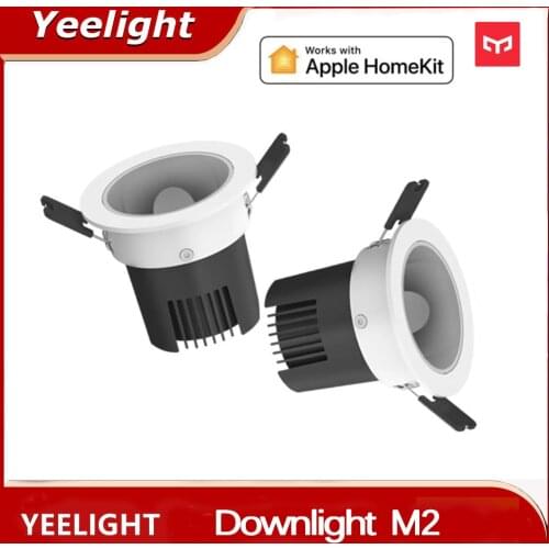 Xiaomi Yeelight Smart Downlight M2 LED lights Ceiling aisle bulbs Works For Apple Homekit For Mihome App