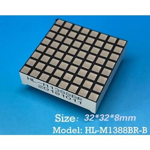 LED Dot Matrix Red Square dot matrix 3.0 dot matrix 1088 square 1388 LED dot matrix