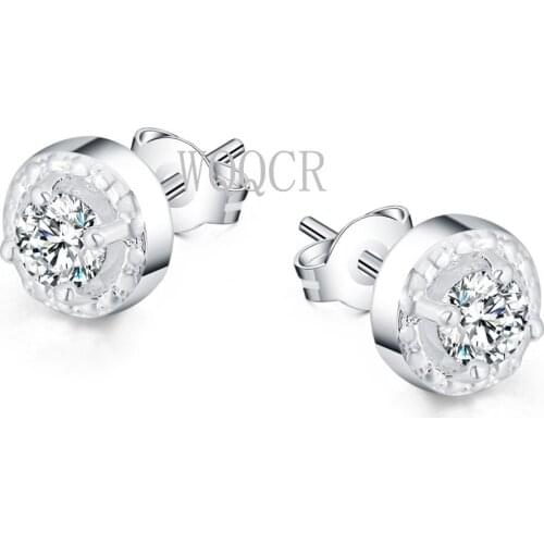 New Arrival Fashion 925 Jewelry Silver colorFashion Leaf Earrings For Women Best Gift Free Shipping Hot Sale Christmas Gift