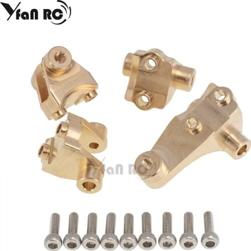 1 set aluminum brass shaft assembly suspension links support for traxxas TRX-4 1/10 RC crawler car parts update T09
