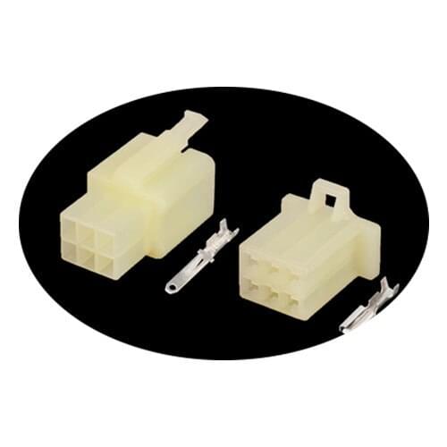 10Sets Complete Male+Female 6P 2.8mm Pitch Automotive Electric Motorcycle Scooter Connector Car Plug