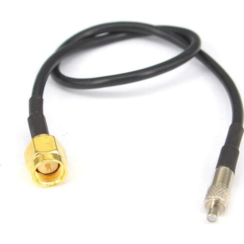 10 Pieces SMA male to TS9 female Connector Cable Pigtail RF Extension RG174 20cm Cable