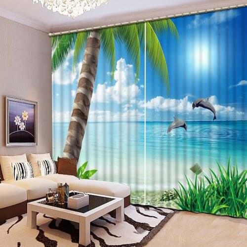 3D Blackout Curtains Beautiful Refined Elegant Window Curtains Artistic life Bedroom Living Room Drapes CL-122