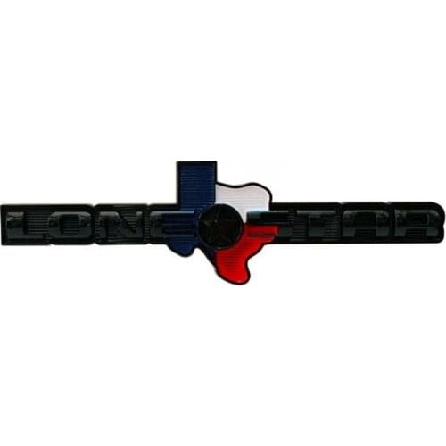 50Pcs ABS Lone Star TEXAS Emblem Embleme Emblema Sticker Logo Badge For Vehicle