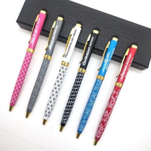Free shipping 500pcs/lot customized logo metal pen; metal stylus pen; promotional ballpoint pen; writing pen MP22