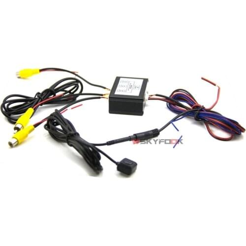 Two Video switch intelligent car camera video control switch for front and rear car camera system Parking Assistance manual