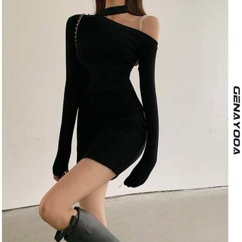 Genayooa Fashionable Knitted Dresses