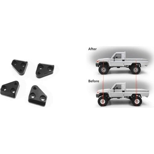 Aluminum Leaf Springs Mount Assembly Set for RC4WD TF2 LWB Chassis for Killerbody LC70 Body RC Car Upgrade Parts
