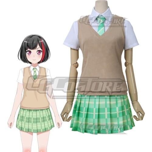 Cosplay Costume Anime Bang Dream! Mitake Ran Dresses Christmas Halloween Free shipping CG502