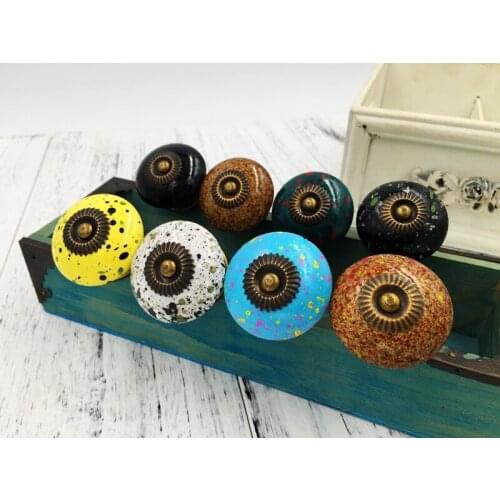 2pcs Colorful Acrylic Cabinet Knob Cupboard Closet Dresser Drawer Pull Knob Pull Flying Saucer Style Kitchen Furniture Handle