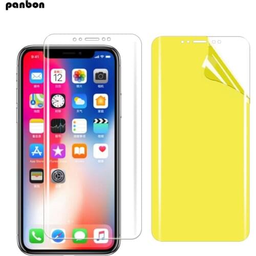 Soft TPU case for PocoPhone F1 Screen Protector Nano Full Cover Protective film For xiaomi Pocophone F1 Hydrogel Film Not Glass