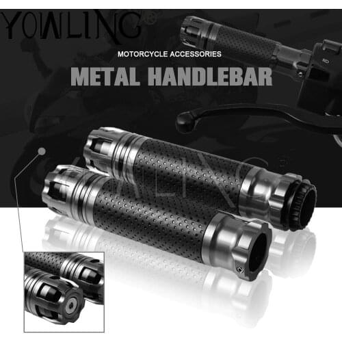 7/8'' 22 mm CNC motorcycle handlebar handle bar grips ends for Honda CB 599 919 400 CB600 HORNET CBR 600 F2 F3 F4 F4i 900RR 250