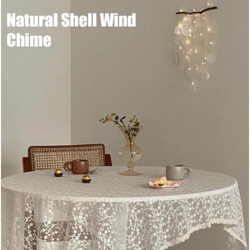 Natural Hanging Decoration Shell Piece Pendant Wall Ornament Self-assembly DIY Craft for Home Door XHC88