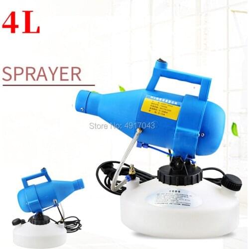220V 4.5L Portable ULV Electric Sprayer Ultra Low Volume Sprayer Atomizer Nebulizer Disinfector Drug Sprayer Aerosol Atomizer