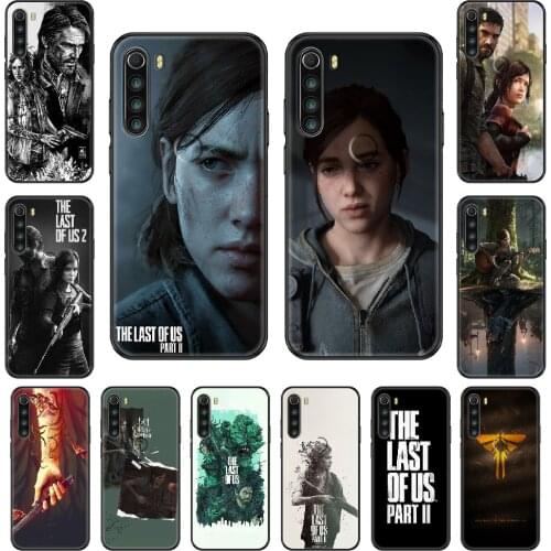 Game The Last Of Us Phone case For Xiaomi Redmi Note S2 4 5 6 7 8 A S X Plus Pro black fashion cell cover 3D prime luxury