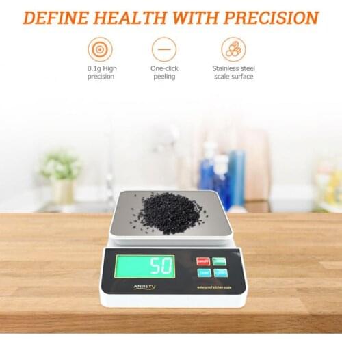 5kg/1g Multi-function Digital Food Kitchen Scale Waterproof Rechargeable Coffee Drip Scale Weighing Food Scales Cooking Tools