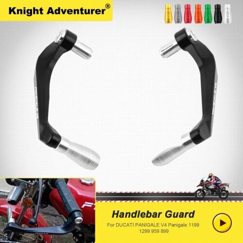 Motocycle Handlebar Handle grips Bar Ends Brake Clutch Levers Guard Protector For DUCATI PANIGALE V4 Panigale 1199 1299 959 899