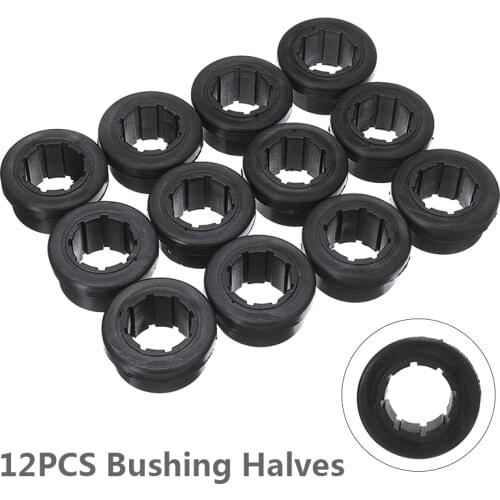 12pcs Replacement Bushings Halves Fit For Skunk2 EG EK DC Lower Control Arm Rear Camber Accessories Parts