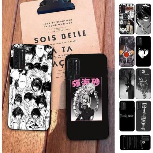TOPLBPCS DEATH NOTE L Lawliet Phone Case for Huawei Honor 8 9 10 5A 30 20 pro lite 8X 8C