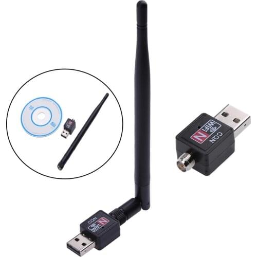 600MBPS USB 2.0 High Speed Wifi Router Wireless 802.11 N Adapter Network LAN Card w/5dBI Antenna for Desktop Computer