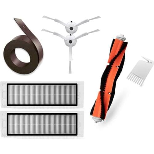 New Robot Vacuum Cleaner Replacement Parts for Xiaomi Mi Robot Roborock S50 Series Accessories Main Brush Filter Magnetic Wall