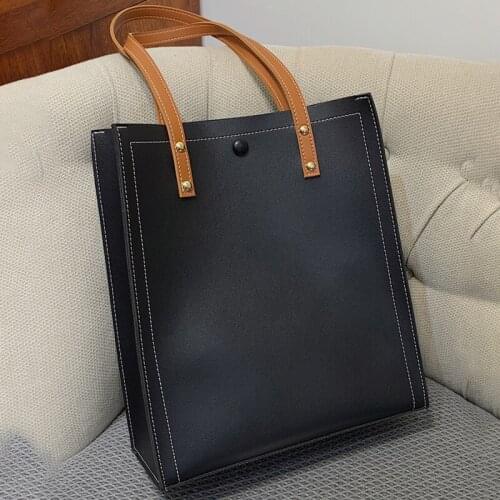 Fashion Shoulder Bag Women Designer Handbag Large Capacity Tote Simple Luxury Torebka Damska Sac Bandouliere Femme Composite Big