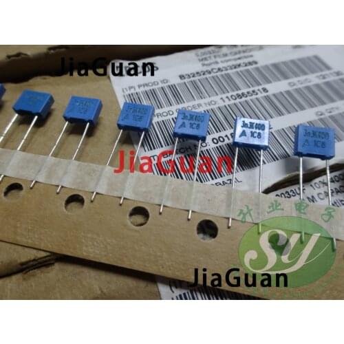 20PCS NEW EPCOS B32529C6332K289 0.0033UF 400V PCM5 B32529 332/400V 3300pf/400v p5mm 3.3NF MKT 400VDC 400V3.3NF 3N3K400