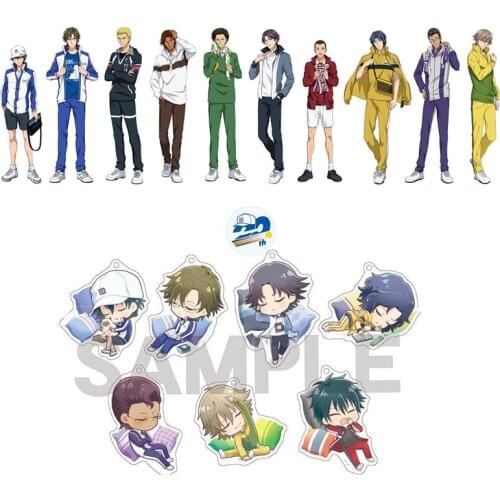 Anime The New Prince of Tennis Acrylic Figure Stand Display Model Plate Table Decor Keychain Pendant Ryoma Echizen Atobe Keigo