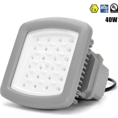 ATEX UL IECEx explosion proof light 40W class I division 2 hazardous lighting AC100V-277V UL DLC 40W LED explosion proof light
