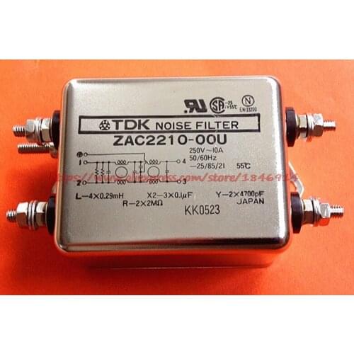 Free shipping ZAC2210-00U Two level power filter 250V 10A ZAC2210-OOU