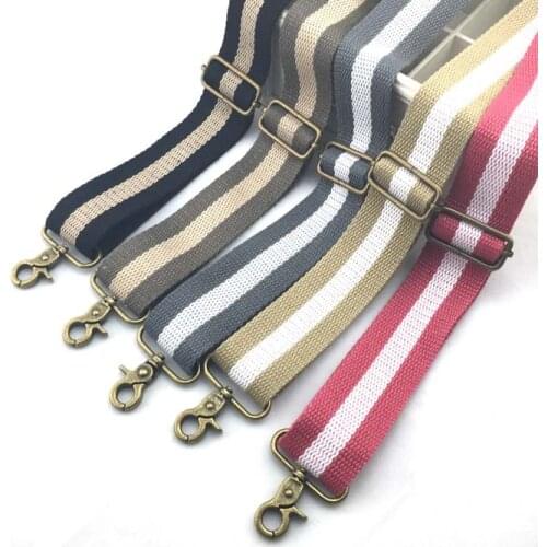 D35 38MM wide stripe adjustable cotton Webbing SLING-BAGS canvas cloth handle 80~150CM DIY Bag Parts & Accessories