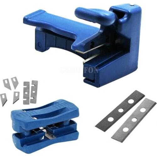 DHL 20 PCS Edge Banding Machine Trimming Device Block Device Wood Edge Head And Tail Trimmer For Carpenter Pvc Binding Strip