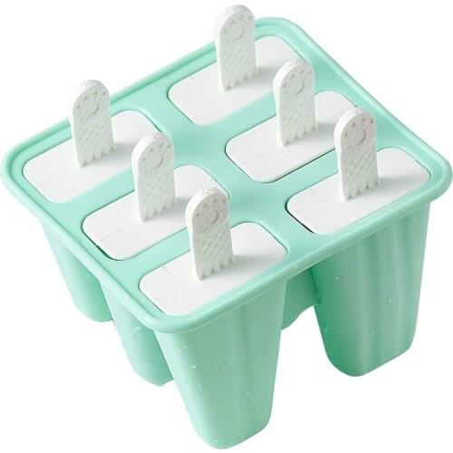 Popsicle Molds 6 Pieces Silicone Ice Molds Bpa Free Popsicle Mold Reusable Easy Release Ice Maker