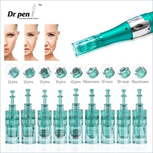 Dr Pen Ultima A6S Needle Cartridges 10Pcs Disposable Microneedling Needles Derma Pen 11 16 24 36 42 Nano Sterile Packaging