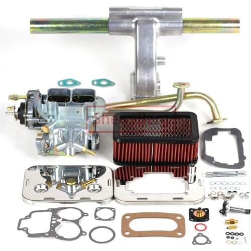 SherryBerg 32/36 DGV Carburetor Carb + Air filter (65mm) Cleaner + Manifold + Gasket kits For VW Bug Weber EMPI Solex Fajs New