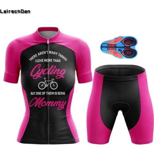 SPTGRVO Womens Team Cycling Jersey Set MTB Bike Breathable Shorts Bicycle Clothes Pink Clothing Ropa Ciclismo Bicicleta Maillot