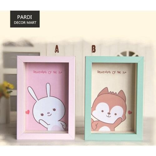 Colorful Child Wood photo frame home photo frame photo album 1pc/lot