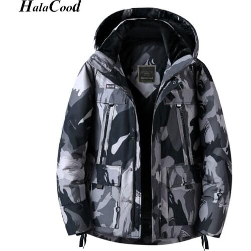 Fashion Brand Quality Men Parkas Winter Down Coat White Duck Down Jacket Plus Size Winter Down Jackets Men Hooded Outerwear Coat