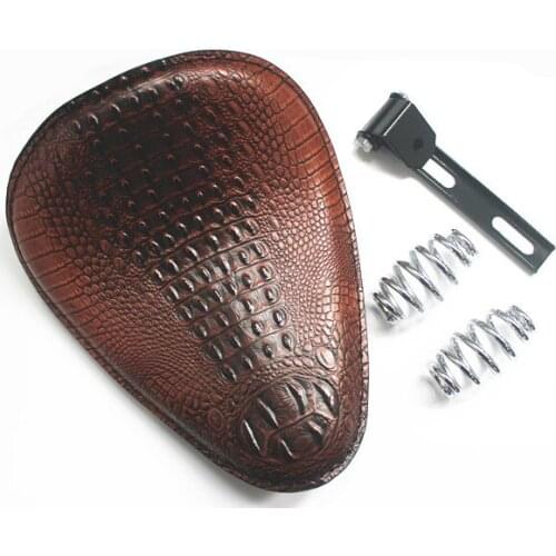 Motorcycle SOLO Alligator Seat Frame Cover Coil Spring Bracket for Sportster Softail Slim Street 750 V-Rod Road King