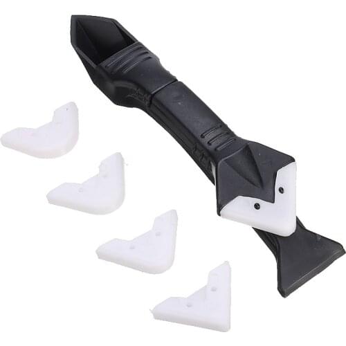 3 in 1 Silicone Sealant Remover Tool Kit Reusable Scraper Caulking Mould Removal Set Floor Finishing Cleaner Hand Tool