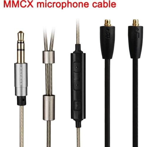 New Replacement Earphone Cable For Shure SE215 SE535 SE846 UE900 Silver-plated upgrade Cable Audio Cord for iphone xiaomi mp3