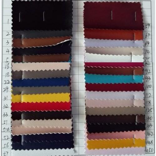 137cm*90cm Wholesale microfiber artificial leather nappa pattern microfiber reinforced PU leather