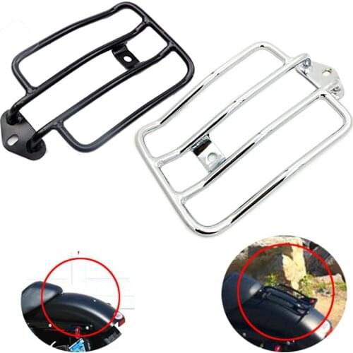 For Harley Sportster 883 1200 2004-2012 XL1200X Iron 883 Two XL1200V Raider Luggage Rack Stock Solo Seat Support Shelf Carrier