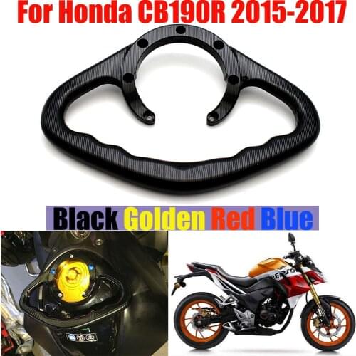 Motorcycle Passenger Handgrip Front Hand Grip Tank Grab Bar Handles Armrest For Honda CB190R CB 190R 190 CB190 R 2015 2016 2017