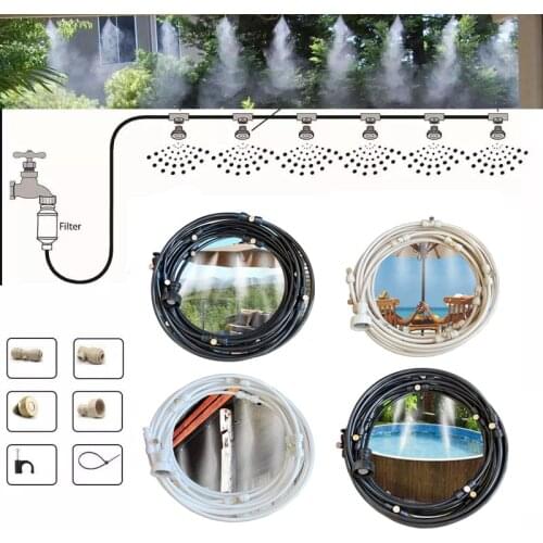 Free Shipping Fog Mist System China Supplier Air Conditioner Working Pressure 2-30 Bar Water Spray Cooling System