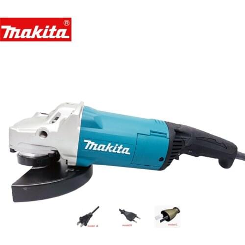 220-240V Makita GA7060 15-Amp 7-Inch 8,500-Rpm No Lock-On Switch Angle Grinder