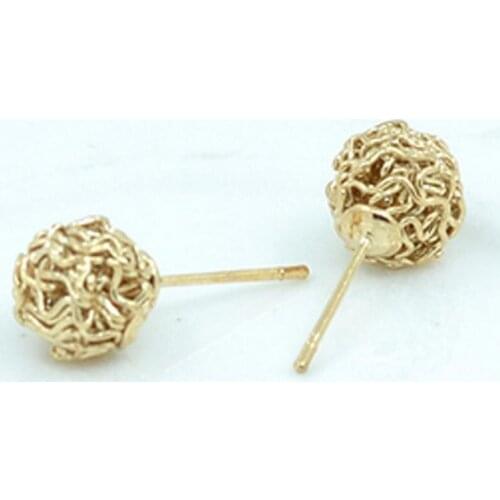 6 Pairs/Set Ear Studs Multiple Comfortable to Wear Accessories 2021 New Fashion Women Wire Ball Shape Ear Studs for Daily Gift