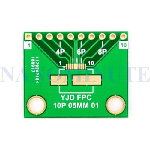 FPC FFC to DIP10 Adapter 0.5mm