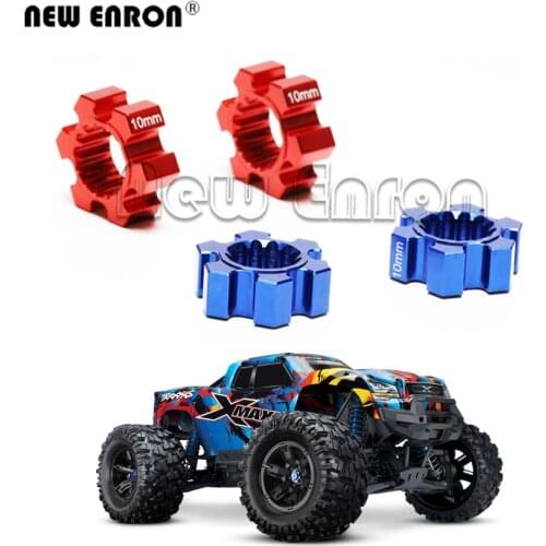 7756 7756X 7756R 2Pc Aluminum Wheel Hubs Hex 10mm Thickness 1:5 Metal For RC Crawler CAR 1/5 Traxxas X-Maxx XMaxx 8S 77086-4